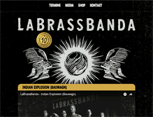 Tablet Screenshot of labrassbanda.com